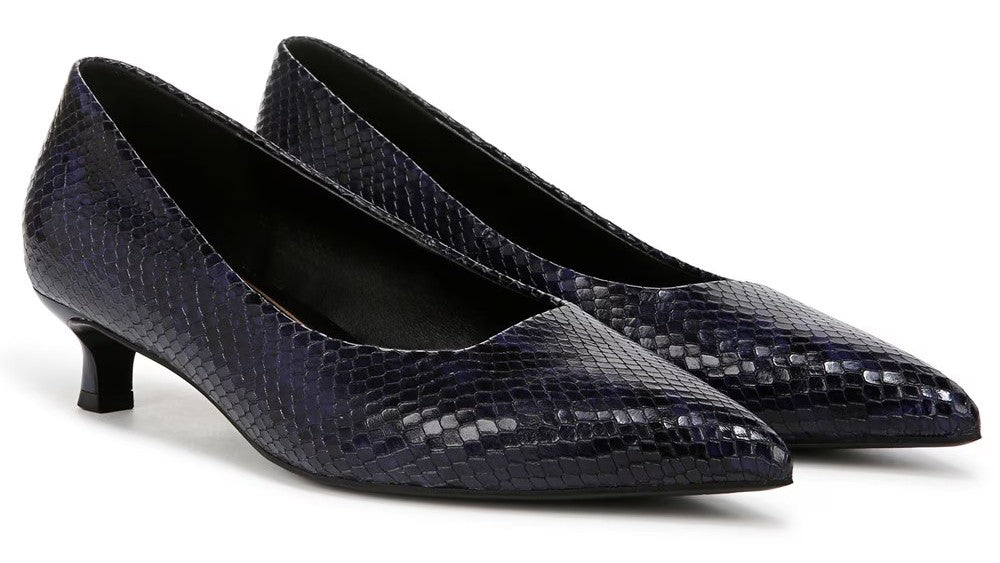 Midnight Blue Snake Print