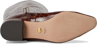 Veronica Beard Women's Cecile Croc-Embossed Tall Boot