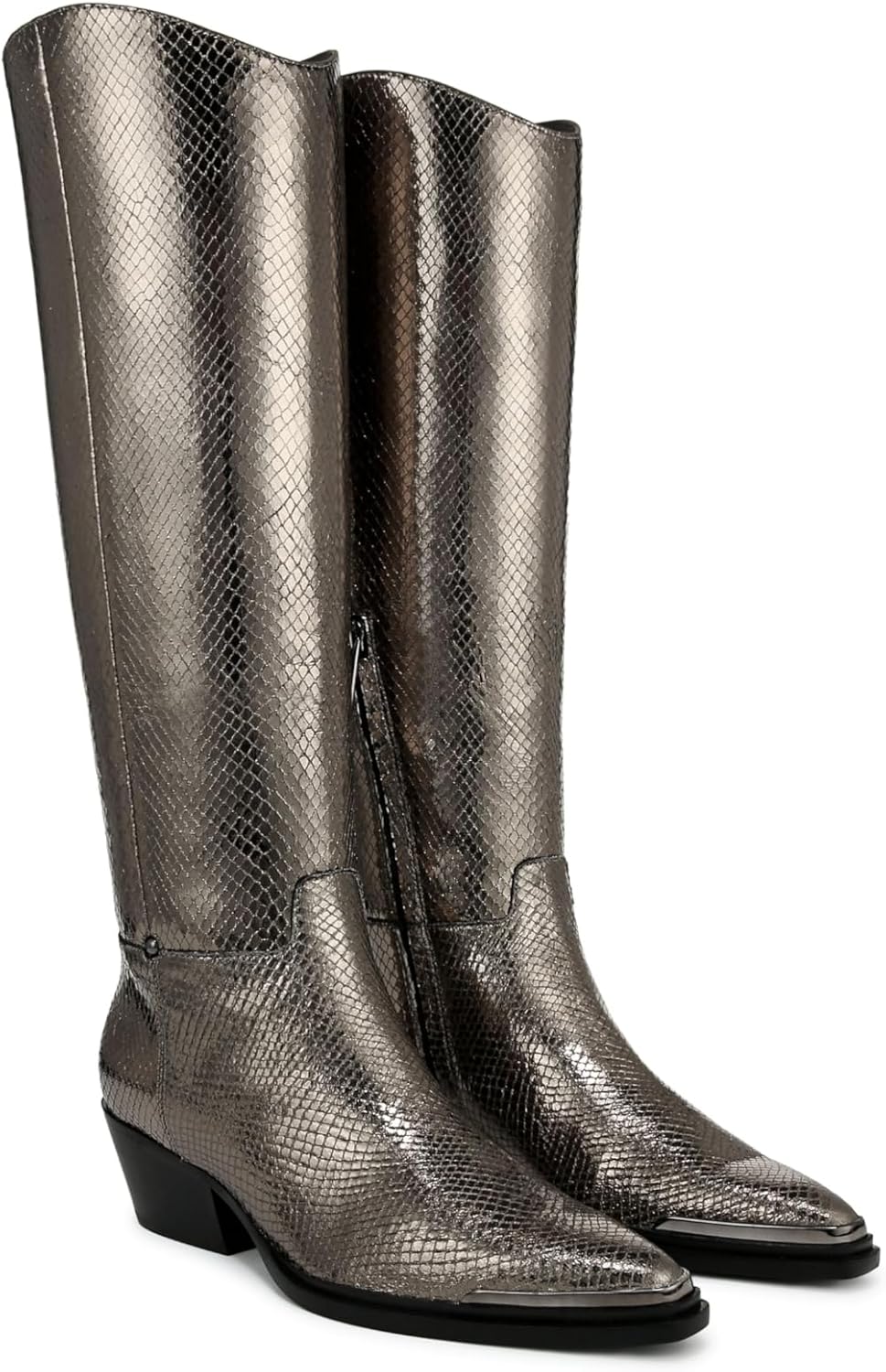 Pewter Snake Wide Calf