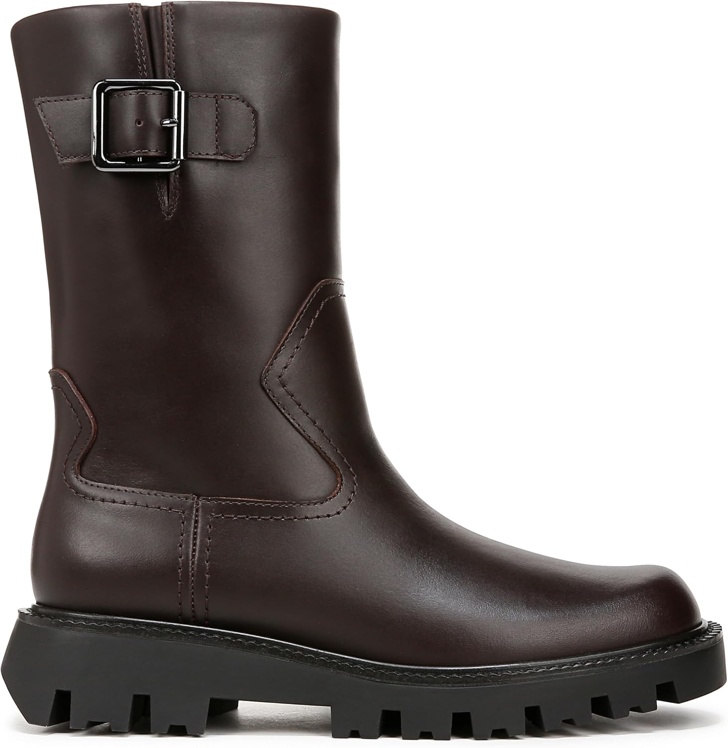 Franco Sarto Women's Brina Mid Calf Lug Bottom Boot