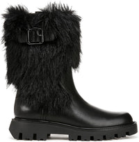 Franco Sarto Women's Brina Mid Calf Lug Bottom Boot