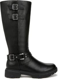 Dr. Scholl's Women's Headstart Moto Knee High Boot