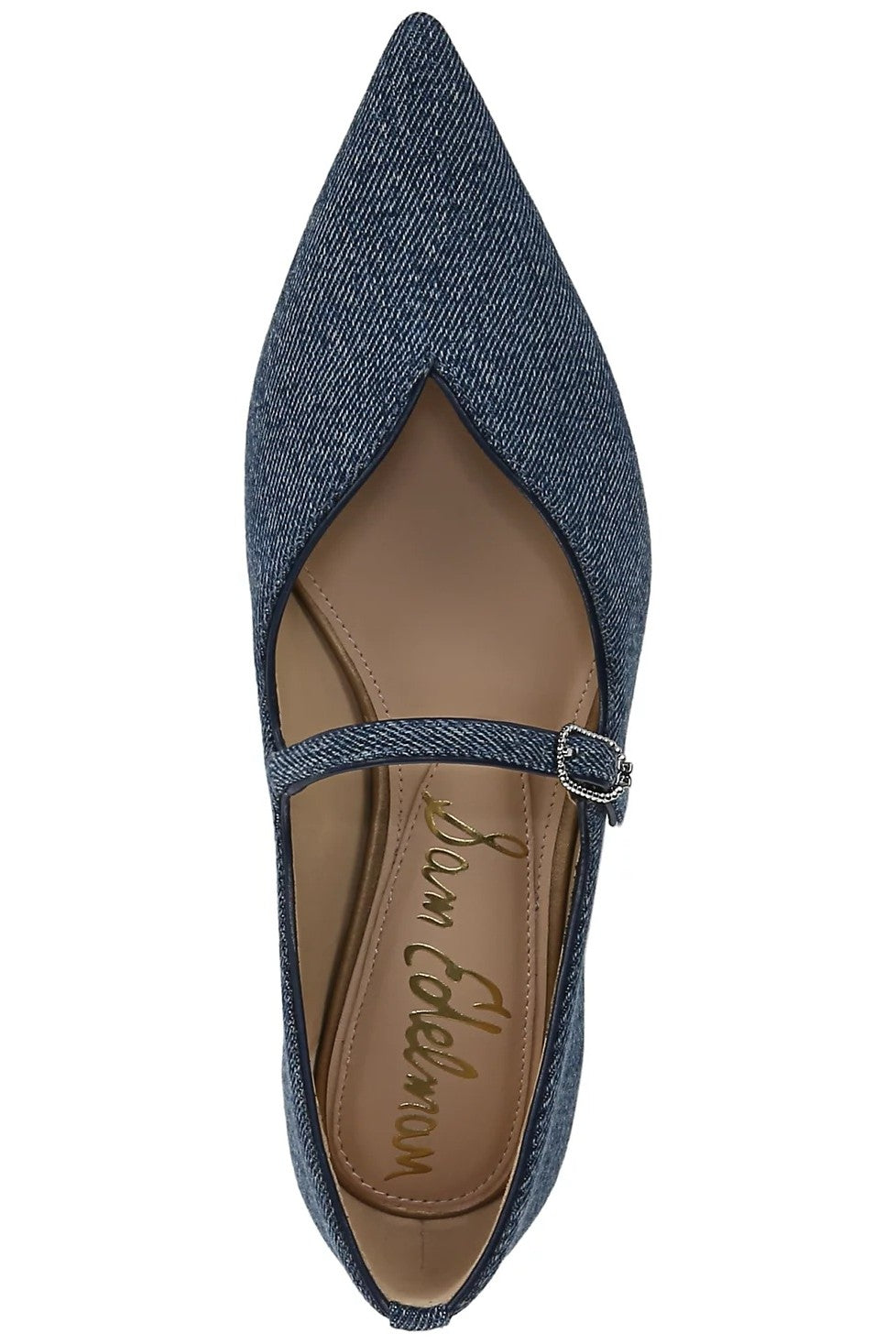 Sam Edelman Women's Noa Pointed Toe Mary Jane Flat