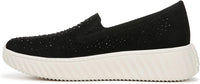 Bzees For Lifestride Women's Wednesday Bright Rhinestone Slip-On Sneakers