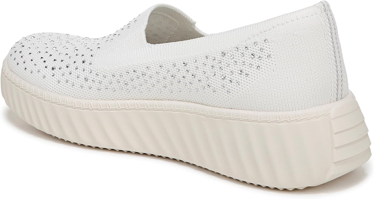 Bzees For Lifestride Women's Wednesday Bright Rhinestone Slip-On Sneakers