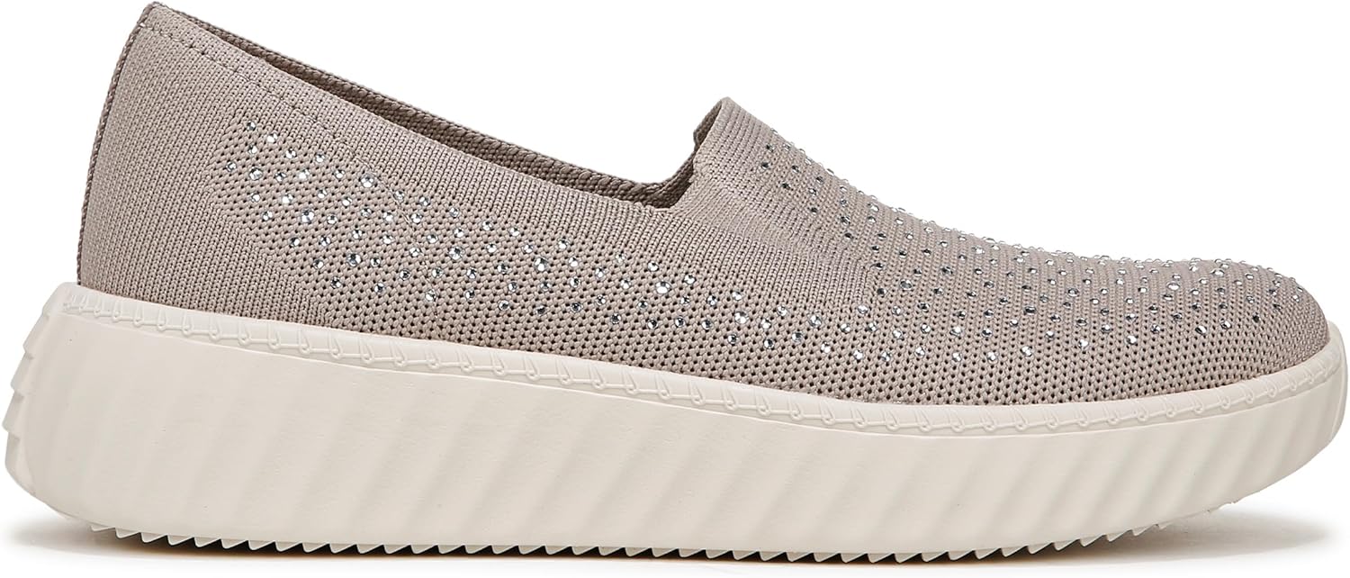Bzees For Lifestride Women's Wednesday Bright Rhinestone Slip-On Sneakers