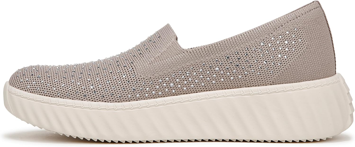 Bzees For Lifestride Women's Wednesday Bright Rhinestone Slip-On Sneakers