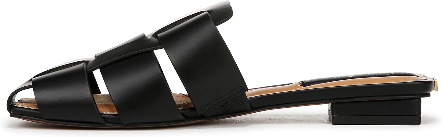 Franco Sarto Women's Tavana Fisherman Square Toe Flat Mules