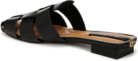 Franco Sarto Women's Tavana Fisherman Square Toe Flat Mules