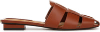 Franco Sarto Women's Tavana Fisherman Square Toe Flat Mules