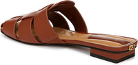 Franco Sarto Women's Tavana Fisherman Square Toe Flat Mules