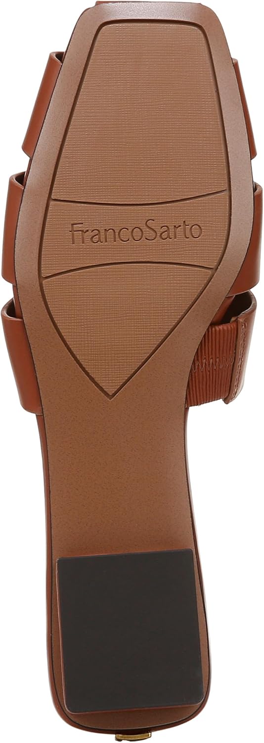 Franco Sarto Women's Tavana Fisherman Square Toe Flat Mules