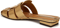 Franco Sarto Women's Tavana Fisherman Square Toe Flat Mules