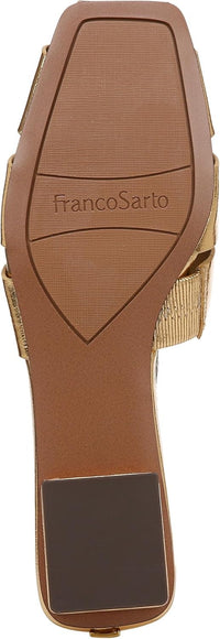 Franco Sarto Women's Tavana Fisherman Square Toe Flat Mules