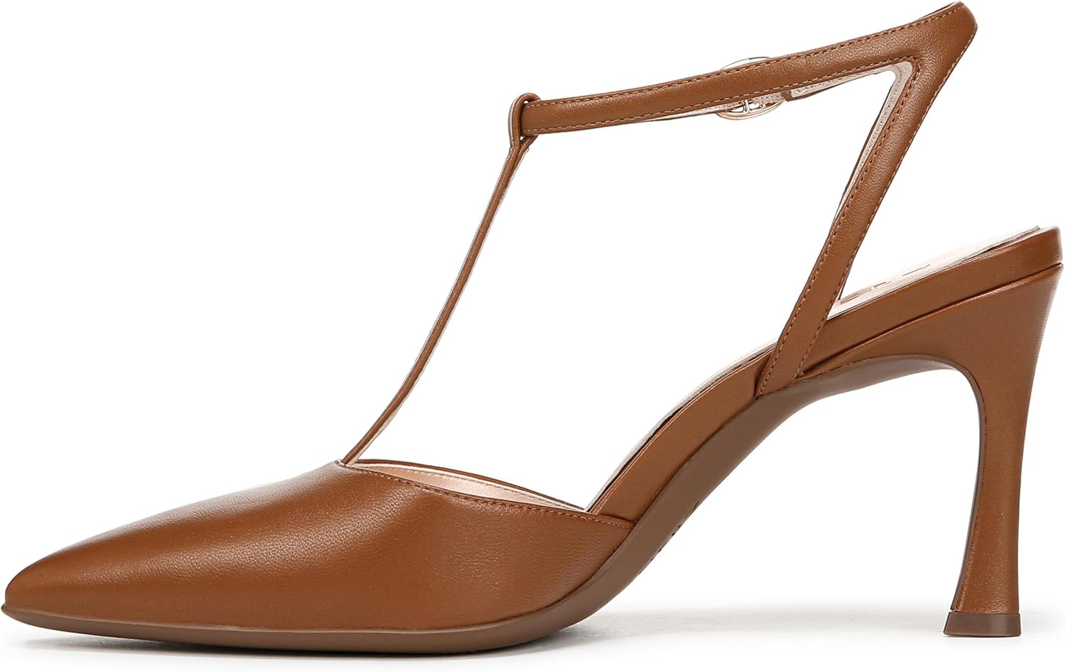 Naturalizer Womens Astrid Pointed Toe T-Strap Pump