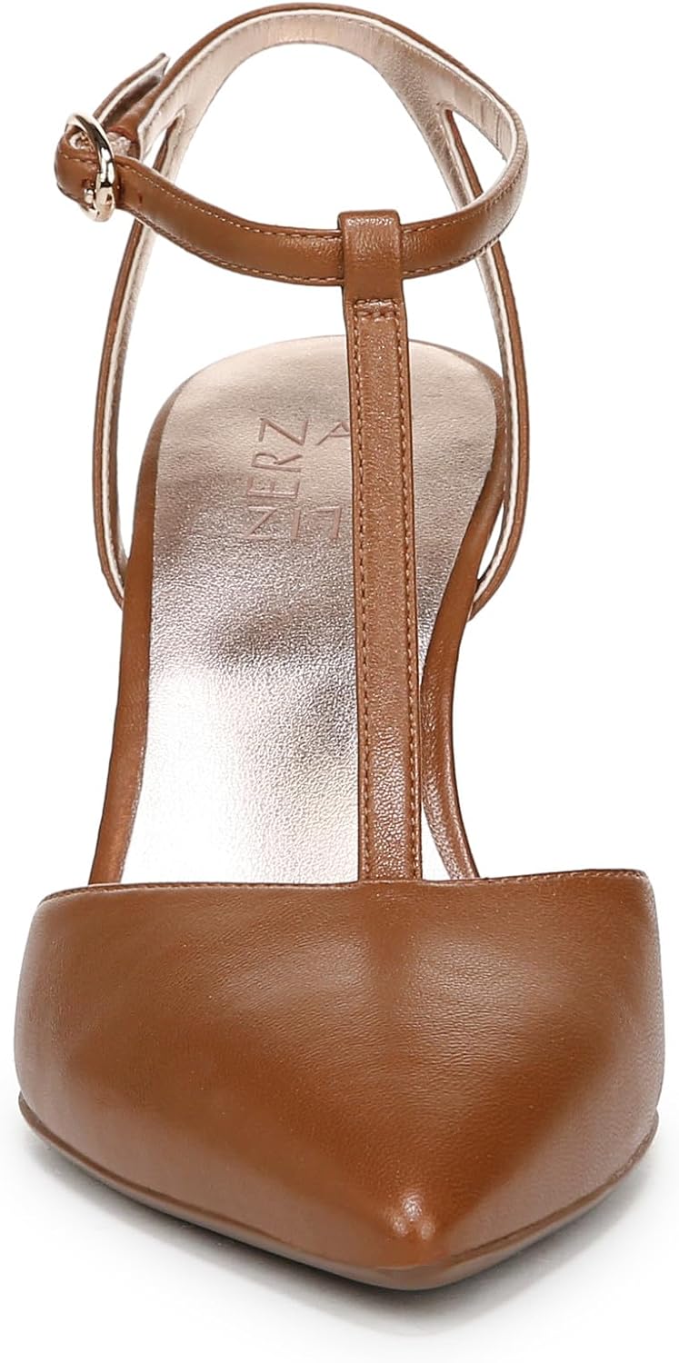 Naturalizer Womens Astrid Pointed Toe T-Strap Pump