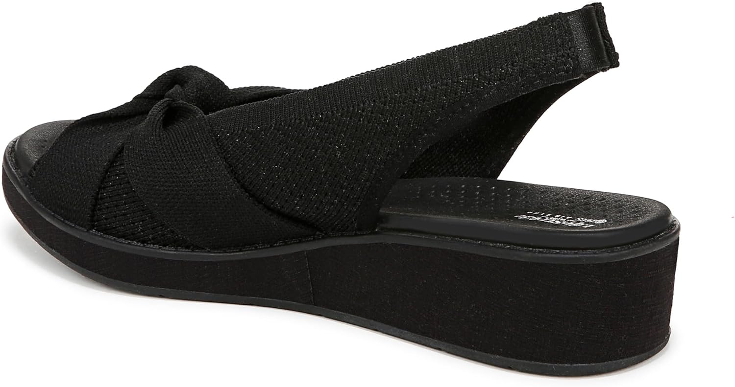 Bzees For Lifestride Women's Bell Slingback Wedge Sandal