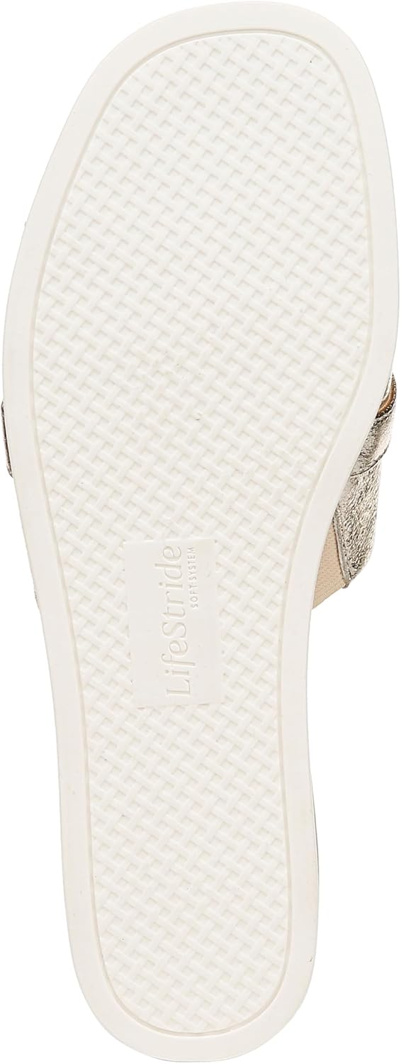 LifeStride Women's Genevieve Flat Sandal