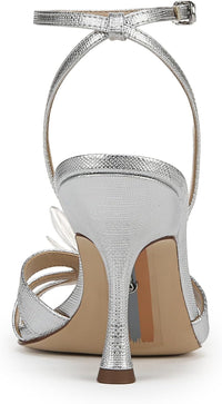 Sam Edelman Women's Joanna Flower-Trim Heel Strappy Sandal