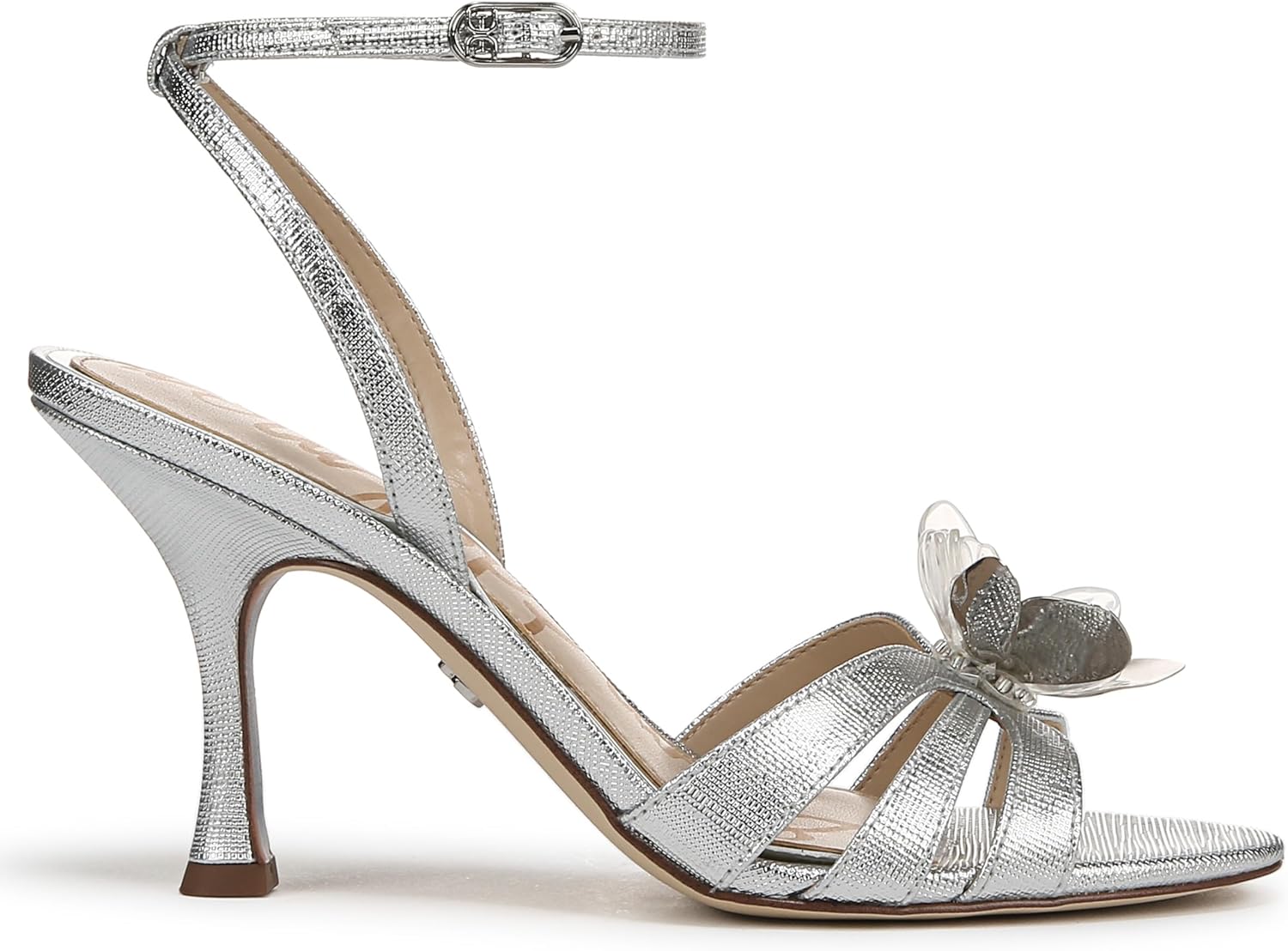 Sam Edelman Women's Joanna Flower-Trim Heel Strappy Sandal
