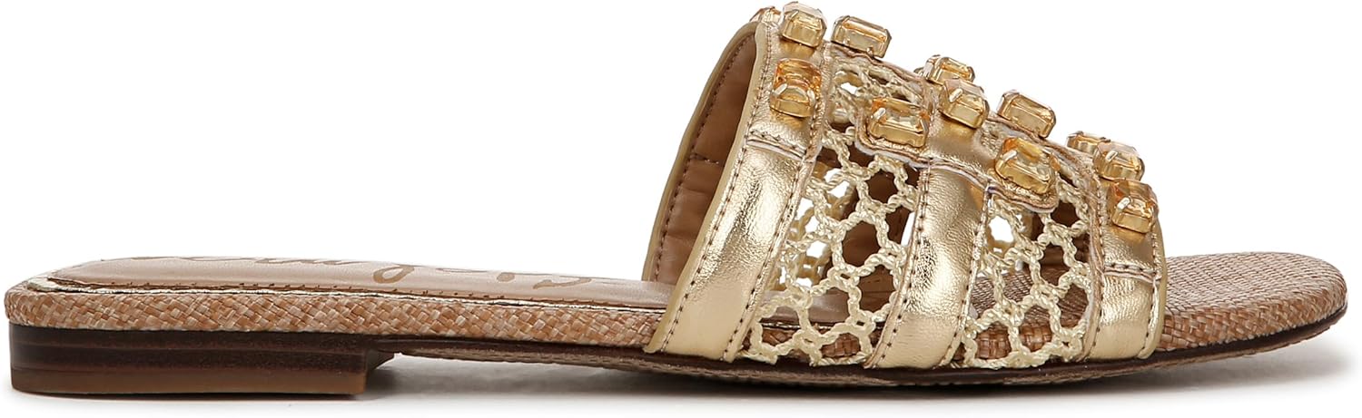 Sam Edelman Women's Blaire Embellished Flat Sandal