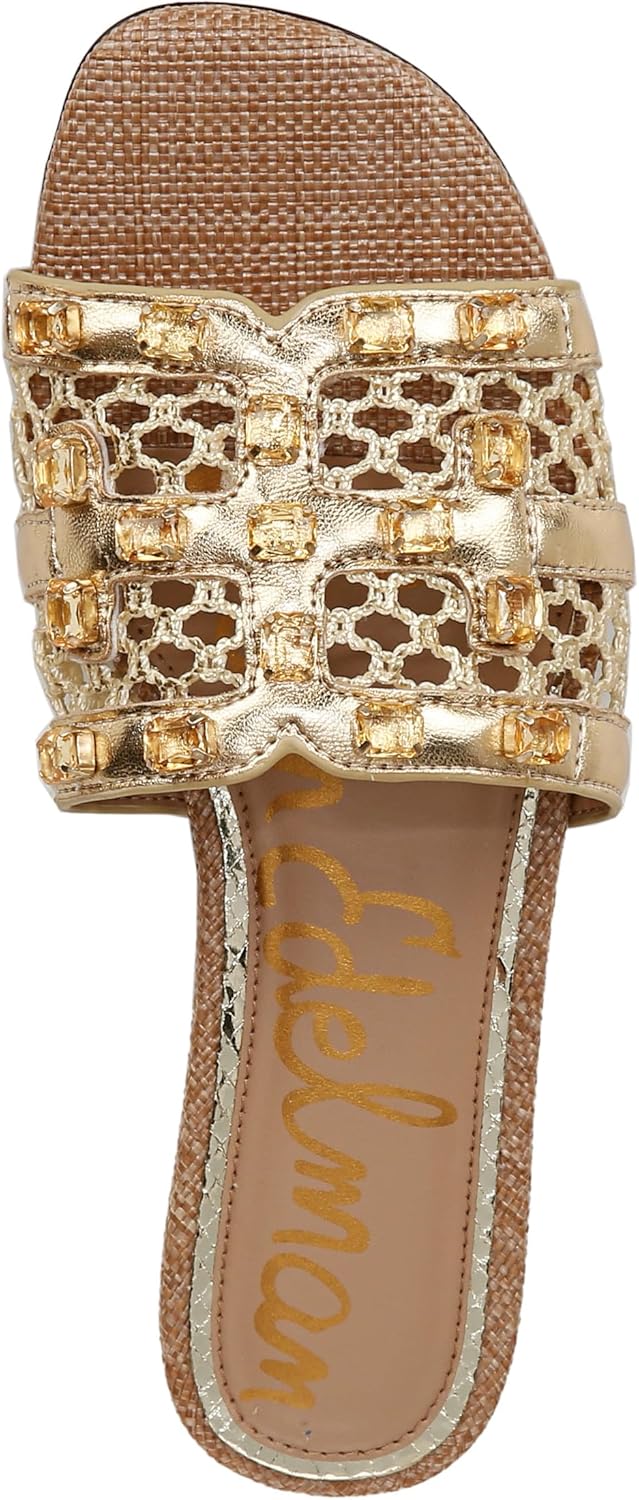 Sam Edelman Women's Blaire Embellished Flat Sandal
