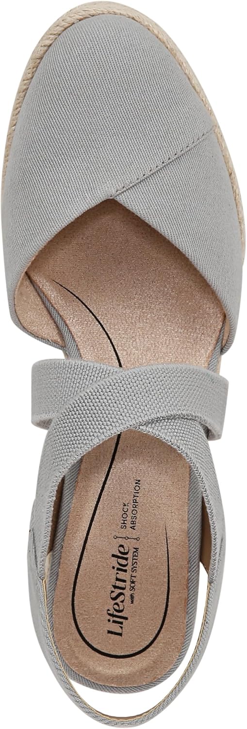 LifeStride Women's Kimball Espadrille Wedge Sandal