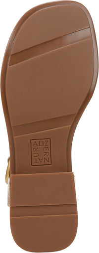 Naturalizer Women's Brandy T-Strap Buckles Low Block Heel Sandal