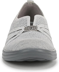 BZees Women's Niche Knit Slip On Ballet Flat