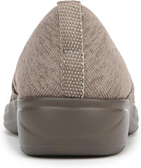 BZees Women's Niche Knit Slip On Ballet Flat