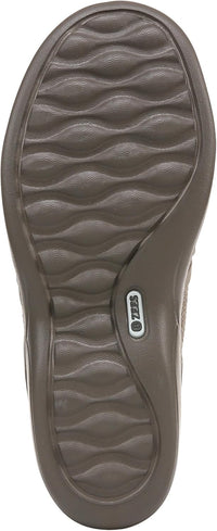 BZees Women's Niche Knit Slip On Ballet Flat