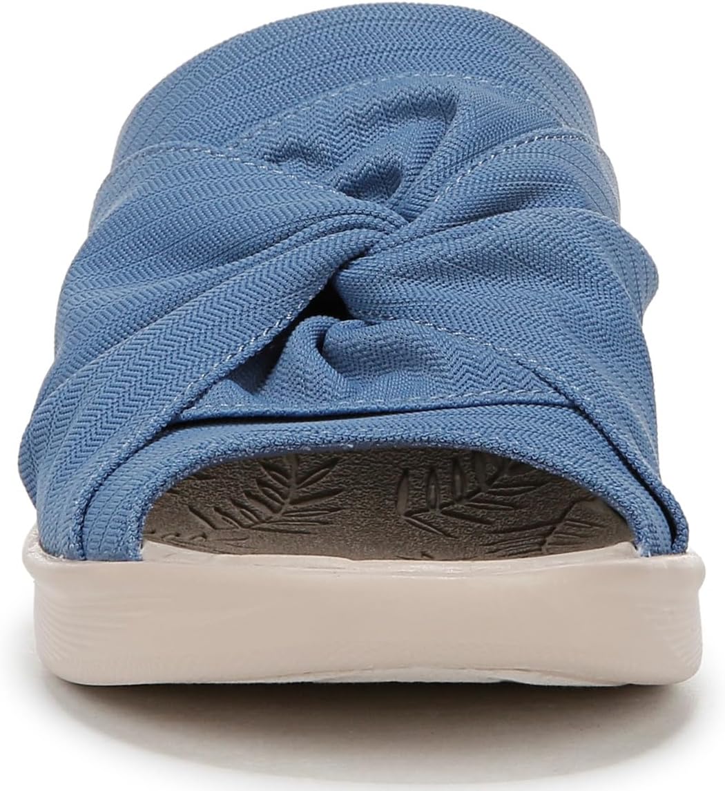 BZees Womens Smile 3 Slide Sandal