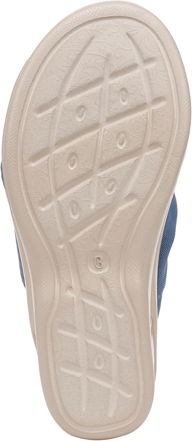 BZees Womens Smile 3 Slide Sandal