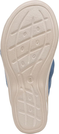 BZees Womens Smile 3 Slide Sandal