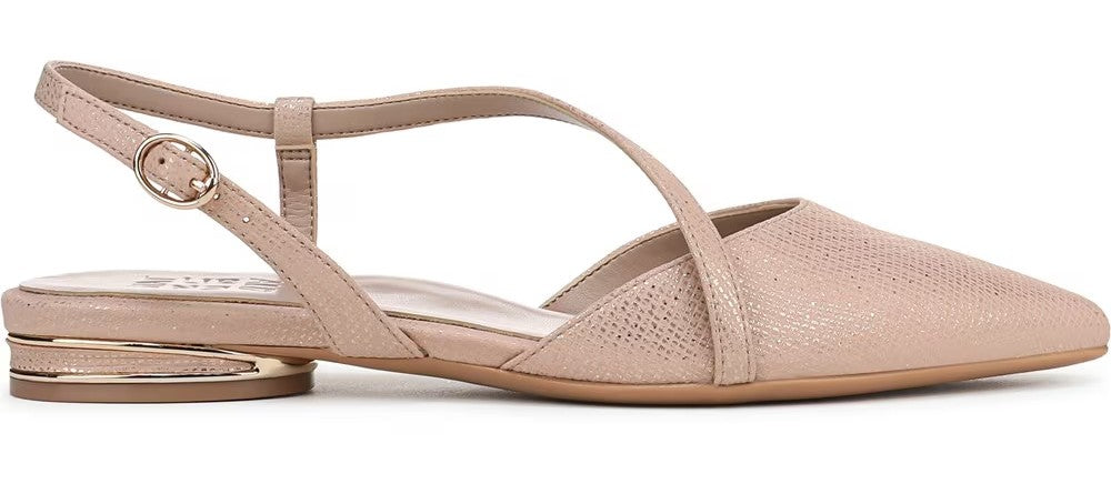 Naturalizer Womens Hawaii Pointed Toe Slingback Flats