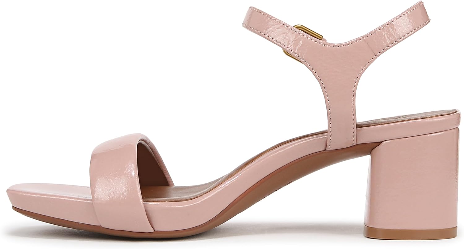 Naturalizer Womens Izzy Block Heel Ankle Strap Sandal
