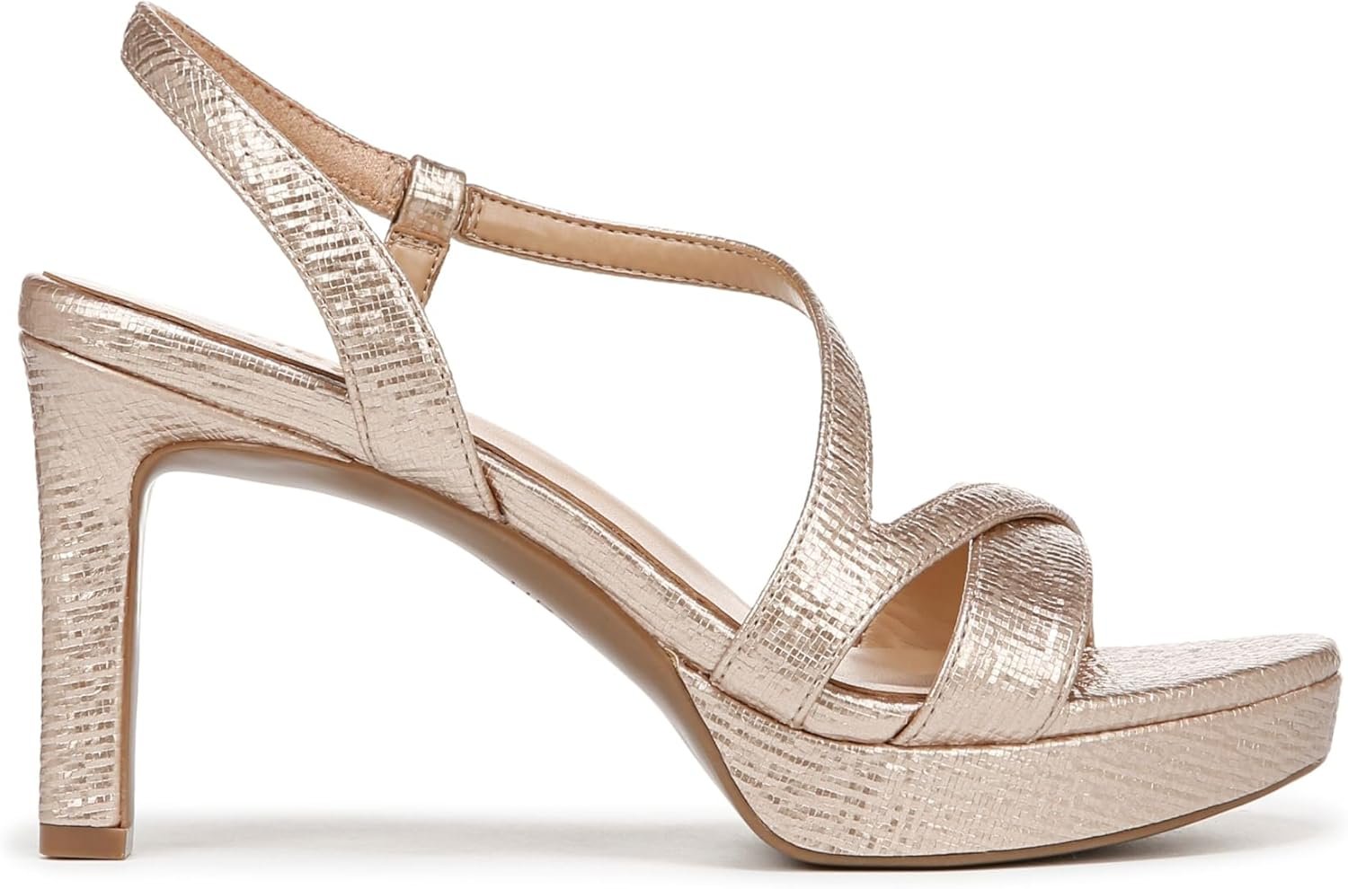 Naturalizer Womens Abby Strappy Platform Dress Sandals