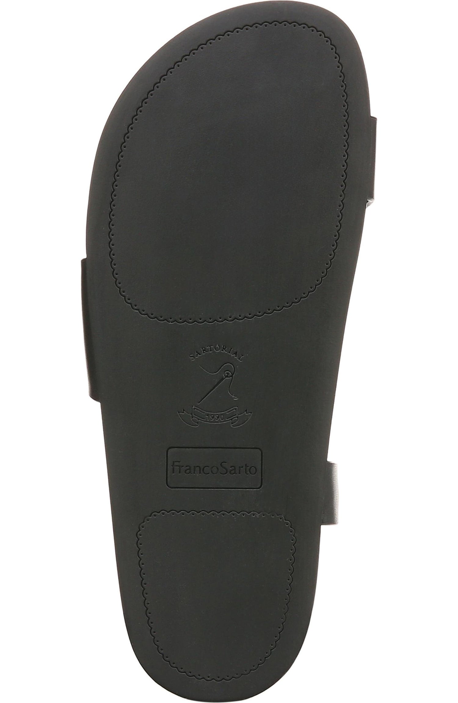 Franco Sarto Women' s Blair Toe Loop Buckle Flat Sandals