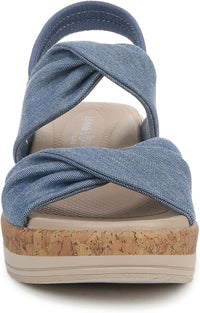 LifeStride Women's Riley Slingback Wedge Sandal
