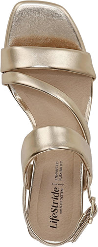 LifeStride Women's Celia Slingback Strappy Dress Sandals