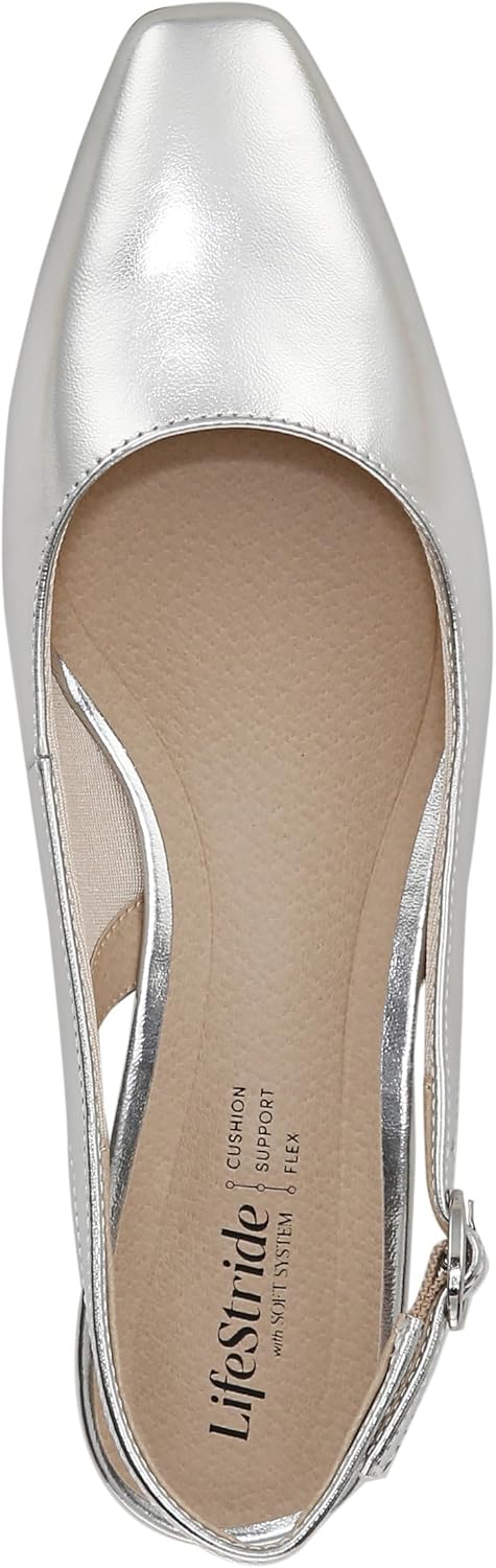 LifeStride Women's Lorena Pointed Toe Slingback Pump