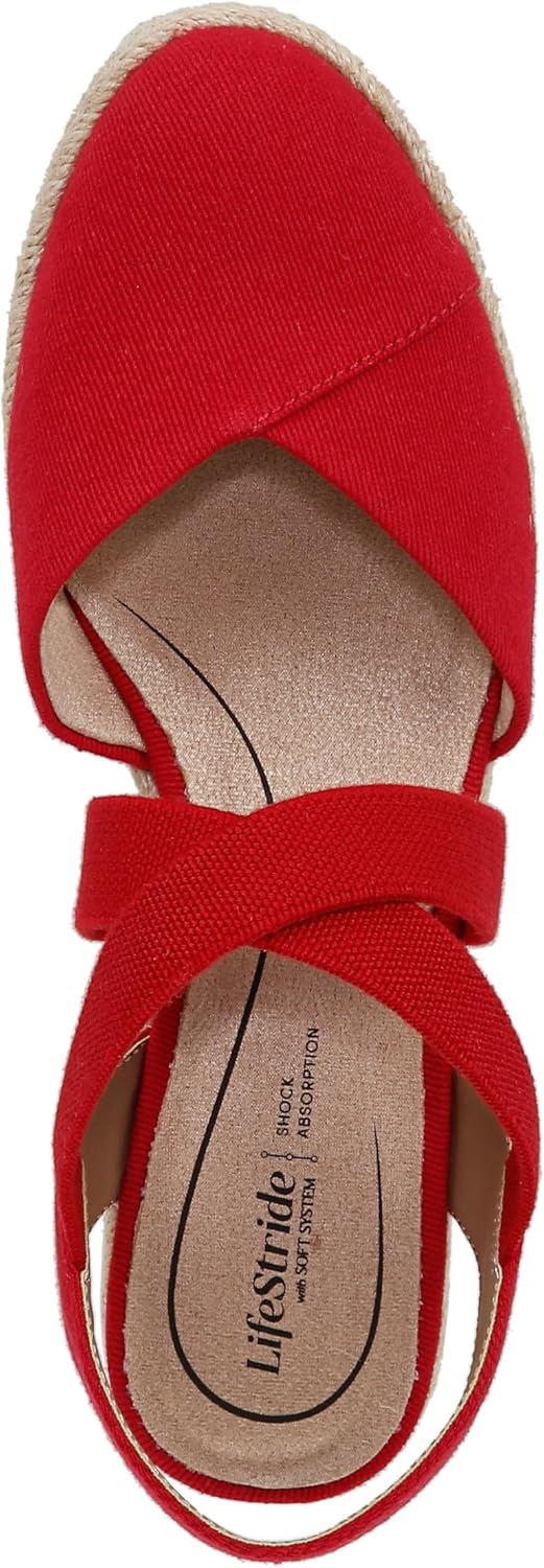 LifeStride Women's Kimball Espadrille Wedge Sandal