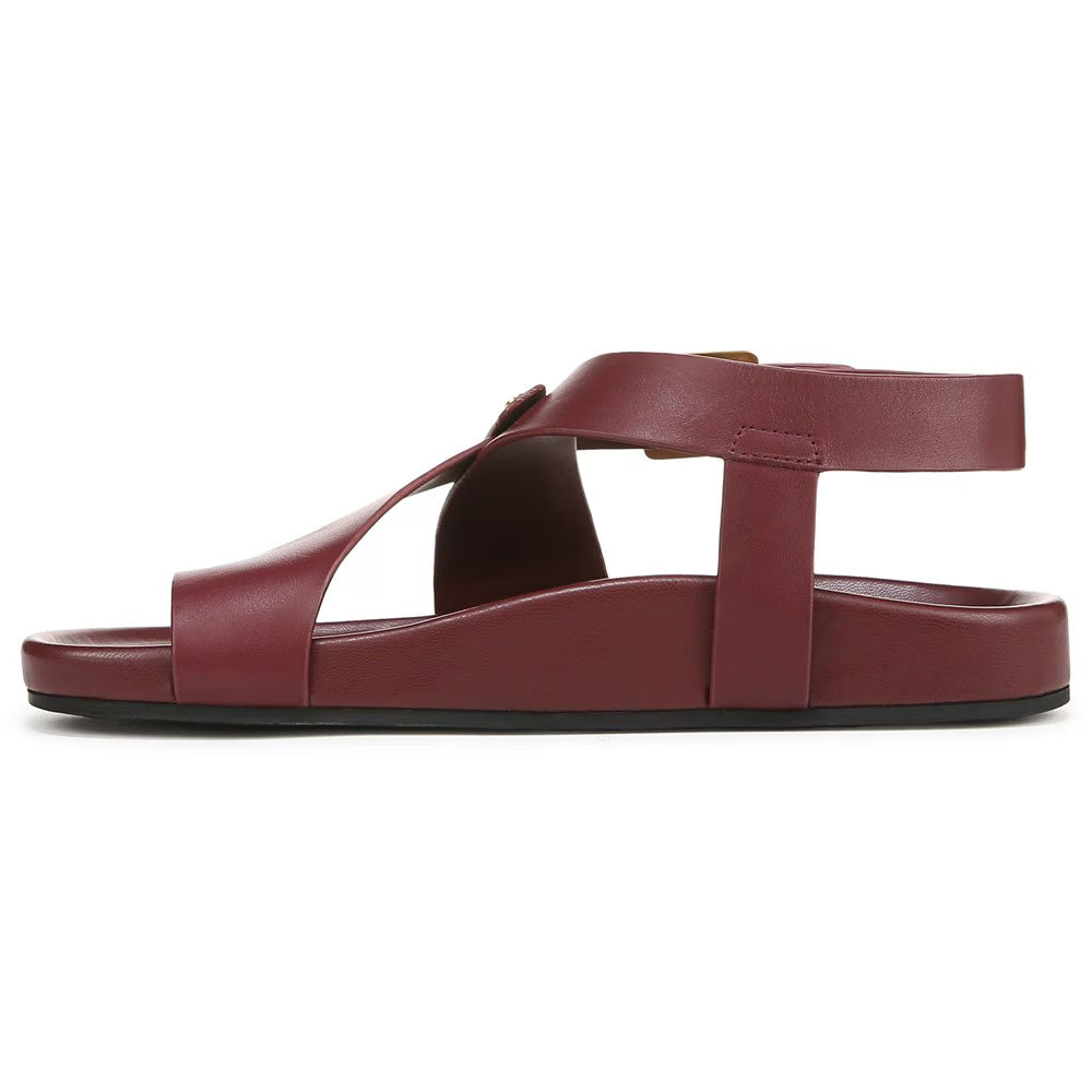 Franco Sarto Women' s Blair Toe Loop Buckle Flat Sandals