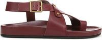 Franco Sarto Women's Blair Toe Loop Buckle Flat Sandals NW/OB