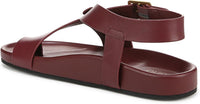 Franco Sarto Women's Blair Toe Loop Buckle Flat Sandals NW/OB