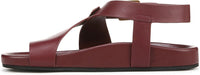 Franco Sarto Women's Blair Toe Loop Buckle Flat Sandals NW/OB