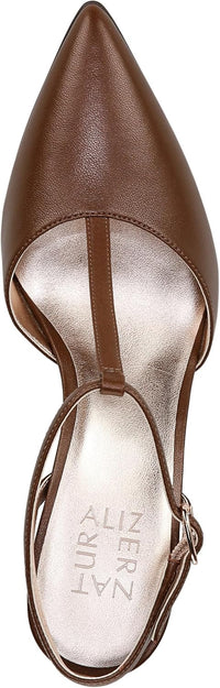 Naturalizer Womens Astrid Pointed Toe T-Strap Pump