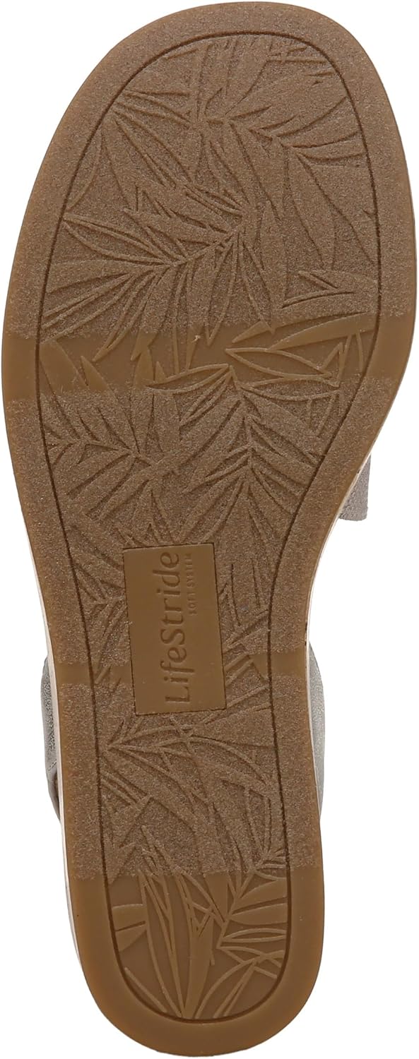 LifeStride Women's Odette Strappy Wedge Sandal
