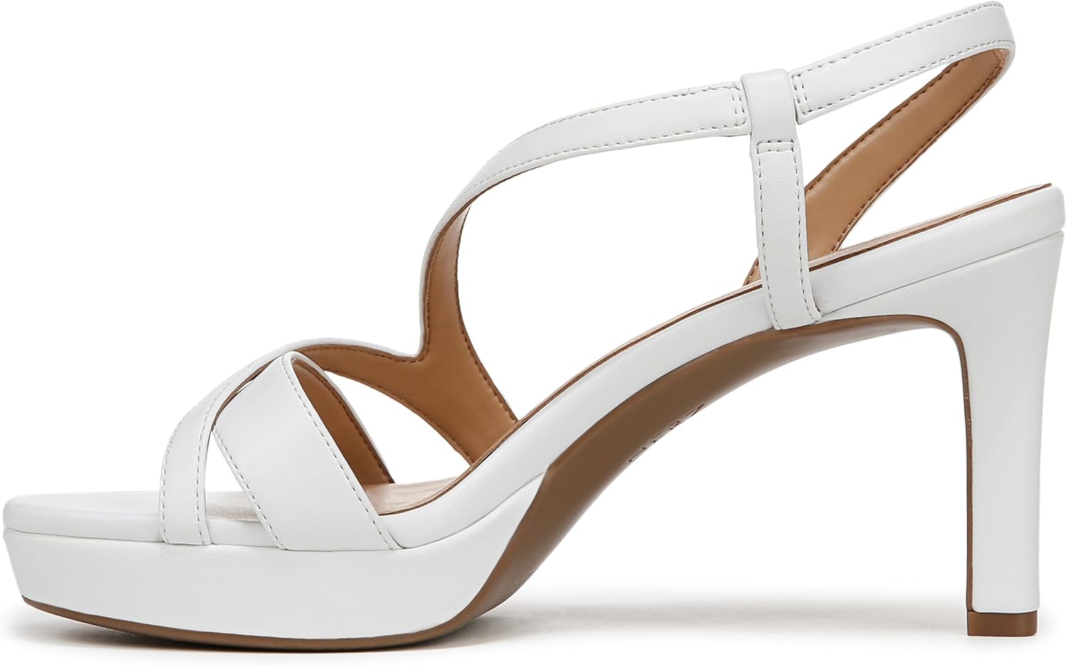 Naturalizer Womens Abby Strappy Platform Dress Sandals