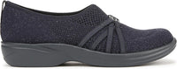 BZees Women's Niche Knit Slip On Ballet Flat